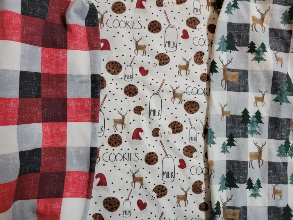 Knit Holiday PJ Fabric
